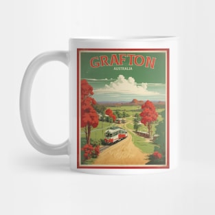 Grafton Australia Vintage Travel Poster Tourism Mug